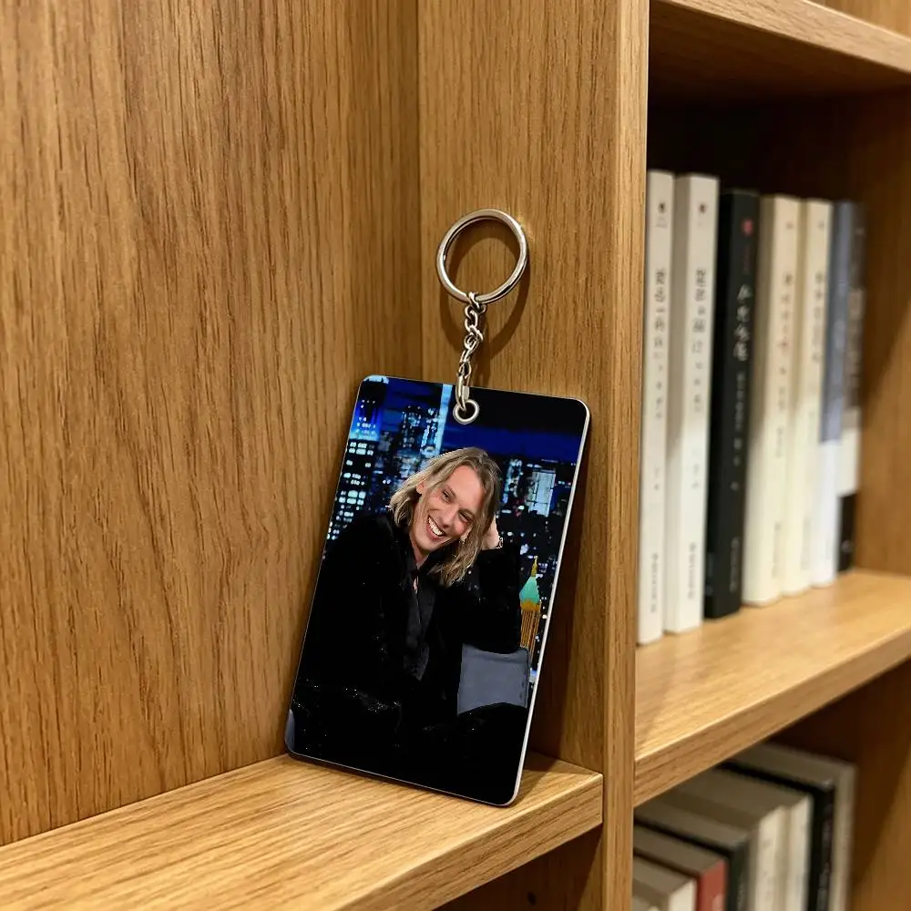 J-Jamie C-Campbell 001 B-Bower Card Holder Keychain Badge Holder Card Pass Hang Rope Lariat Lanyard for Key Rings Accessories