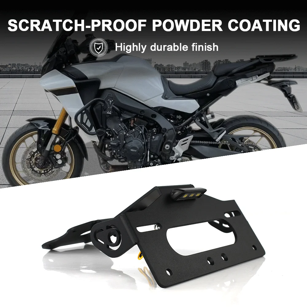 Motorcycle License Plate Holder Bracket For Yamaha Tracer 9 GT 2021-2025 Tracer 9 GT PLUS 2023-2024 Tail Tidy Fender Eliminator