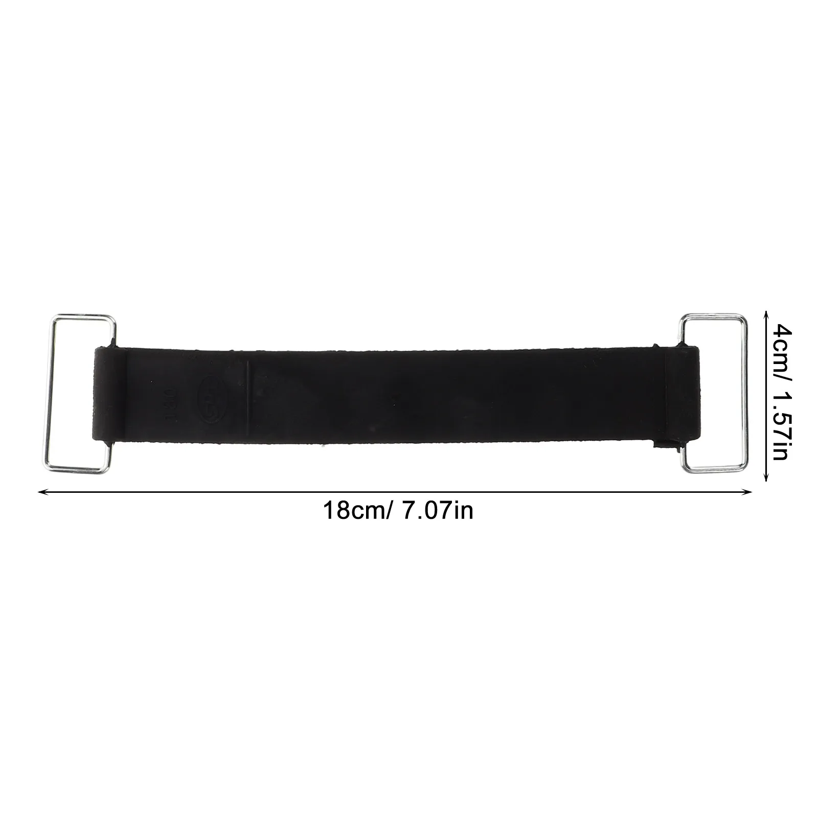 2Pcs Battery Hold Down Strap Rubber Adjustable Tie Down Nonslip Reusable Cinch Strap Motorcycle Car Boat Battery Secure Mounting