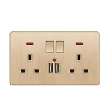 double 13A UK usb