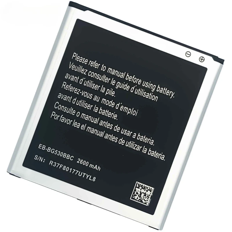 EB-BG530BBEバッテリー 3.8V 2600mAh サムスン Galaxy Grand Prime J3 2016 j2 J5 prime G5308W G530 G531F用