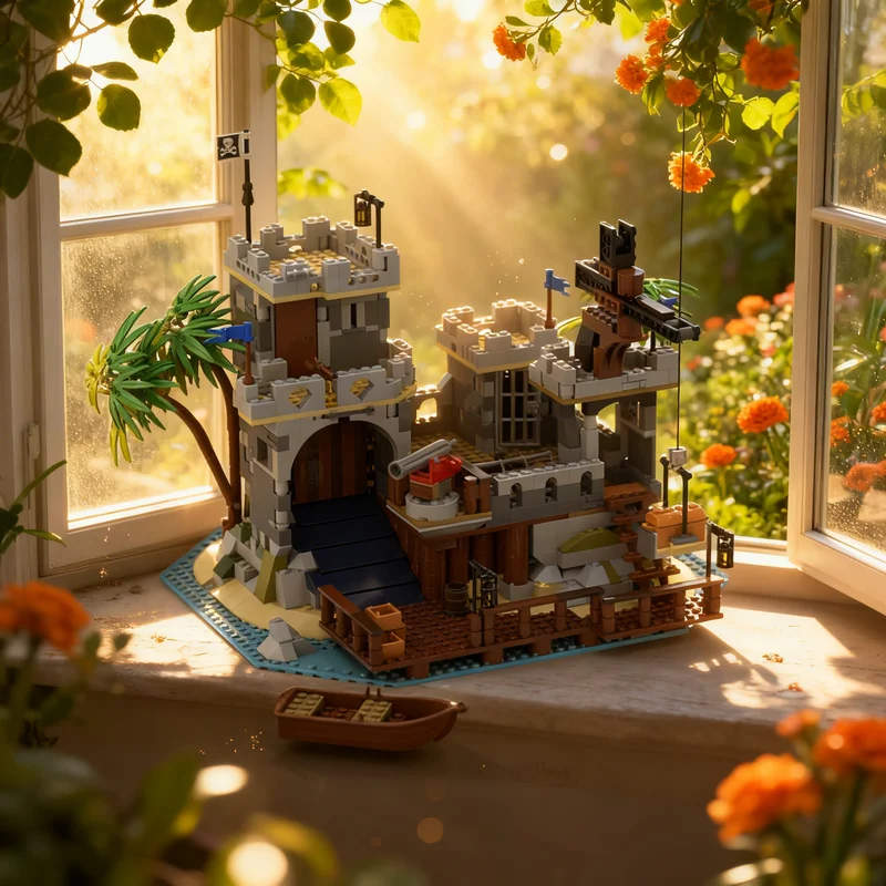 

Набор строительных блоков MOC «Руины Эльдорадо» и альтернативная модель «Создатель» (970 деталей) — архитектурные игрушки, рождественские подарки, развивающие идеи для детей