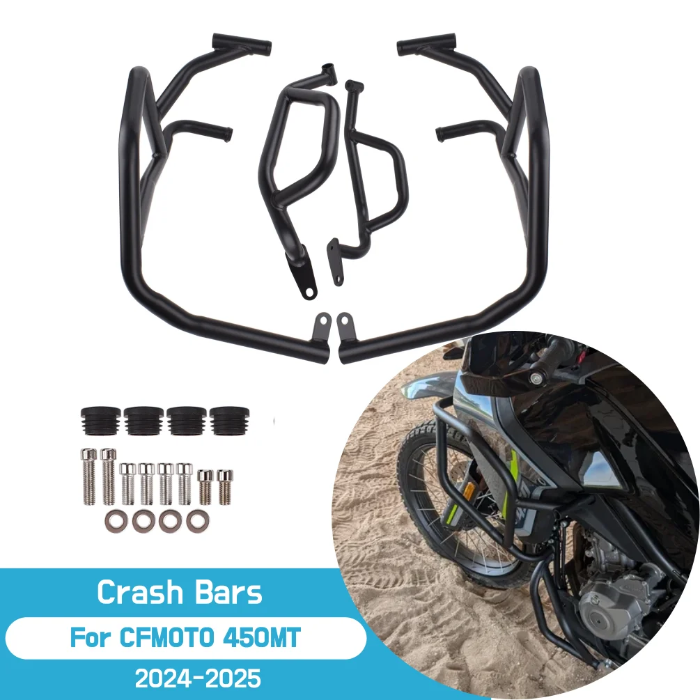 

For CFMOTO 450MT 2024 2025 450 MT Crash Bars Engine Guard Frame Sliders Bumper Falling Protector Motorcycle Accessories