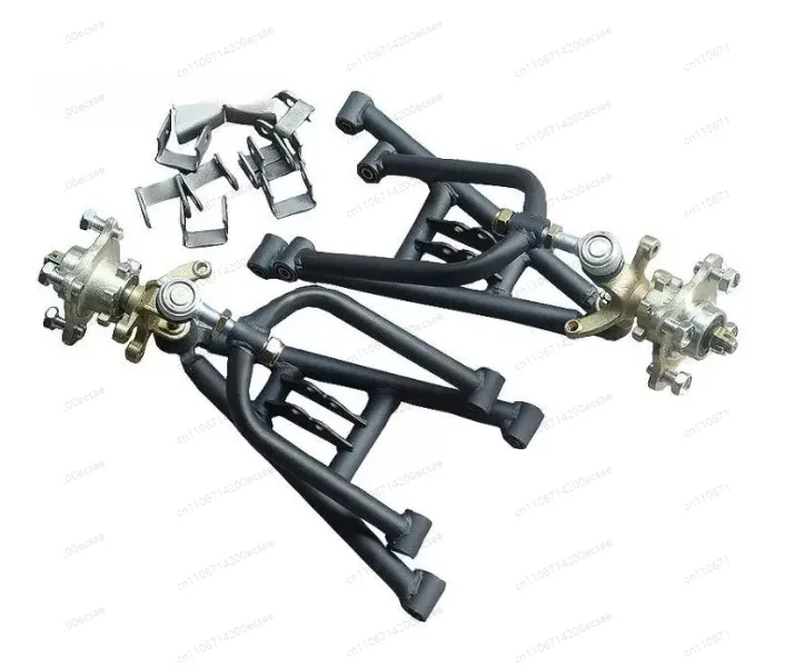 ATV upper and lower rocker arm assembly homemade four-wheeler modified kart steering claw flange front suspension