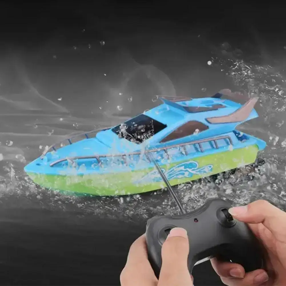 2.4G LSRC-B8 RC Boat Racing Boat High Speed Speedboat Waterproof Rechargeable Model Electric Radio Remote Control Speedboat Toy