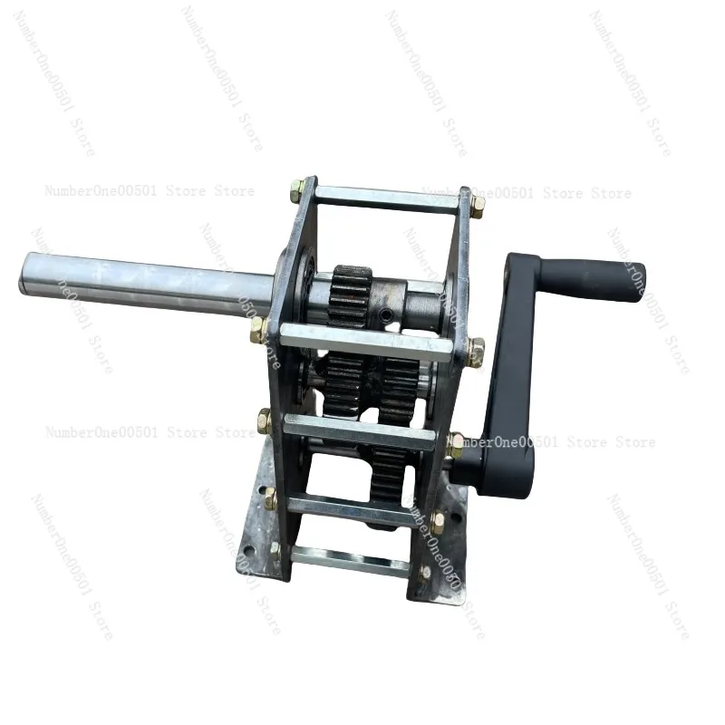 Manual Speed Increase Reduction Metal Gearbox Customizable Generator Transmission Wind Hydro Power High Efficiency Durable