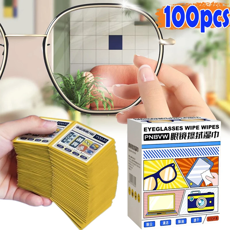 10-100pcs High Quality Cleaning Cloth Glasses Cleaner Cleaning Cloth for Glasses Cloth Len Phone Screen Cleaning Wipes Wholesale