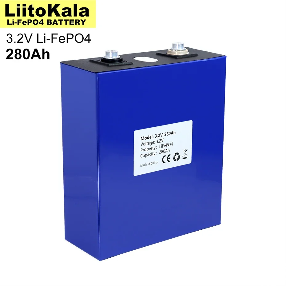 8PCS liitokala 3.2V 280ah lifepo4 Üteg DIY 12V 24V számára Elektromos autó Lakóautó napelemes Energia tárolására Rendszer Golf Kordély fokozatú a++ Hivatalos ár szabadon