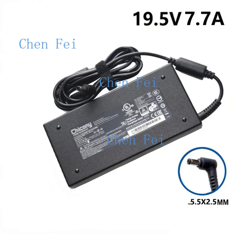 

Адаптер питания для ультратонкого оригинального адаптера питания Chicony A14-150P1A Hasee Ares Z7-I7 мощностью 150 Вт 19,5 В 7,7 А