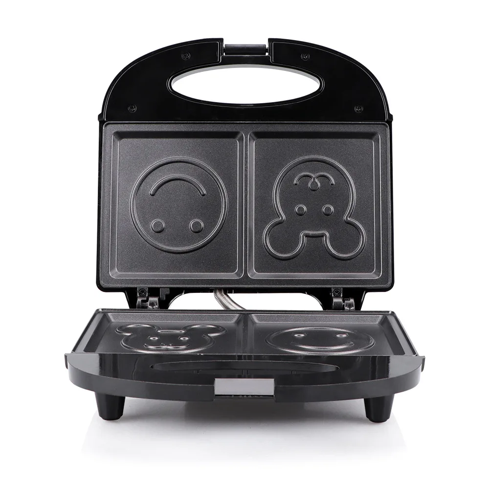 Mini Household Smiling Face Sandwich Breakfast Machine