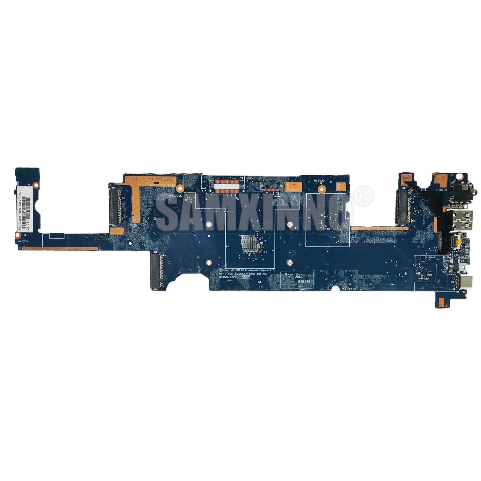 SAMXINNO For HP Elite X2 1012 G1 Laptop Motherboard 6050A2748801 Mainboard M5-6Y54 M7-6Y75 CPU 8G RMB 845474-601 844858-601