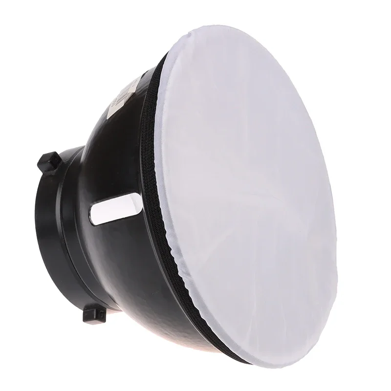 

Sale Hot 1pc Soft White Diffuser Cloth for Photography Light 7" 180mm Standard Studio Strobe Reflector