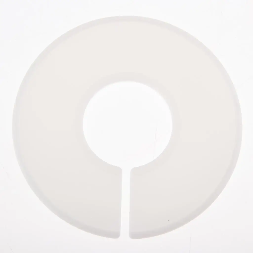 Clothes Stores Wardrobe Closet Size Dividers Blank Plastic Organizer Markers Round Tags for Sorting Clothing