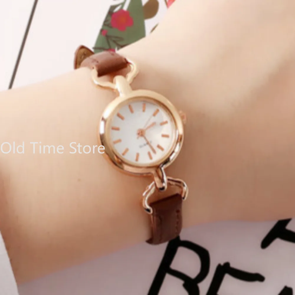 Ins Small Round Watch Women Luxury Watches Girls Quartz Wristwatches Fashion Gifts Bracelet Reloj Mujer Rosa Relogio Feminino