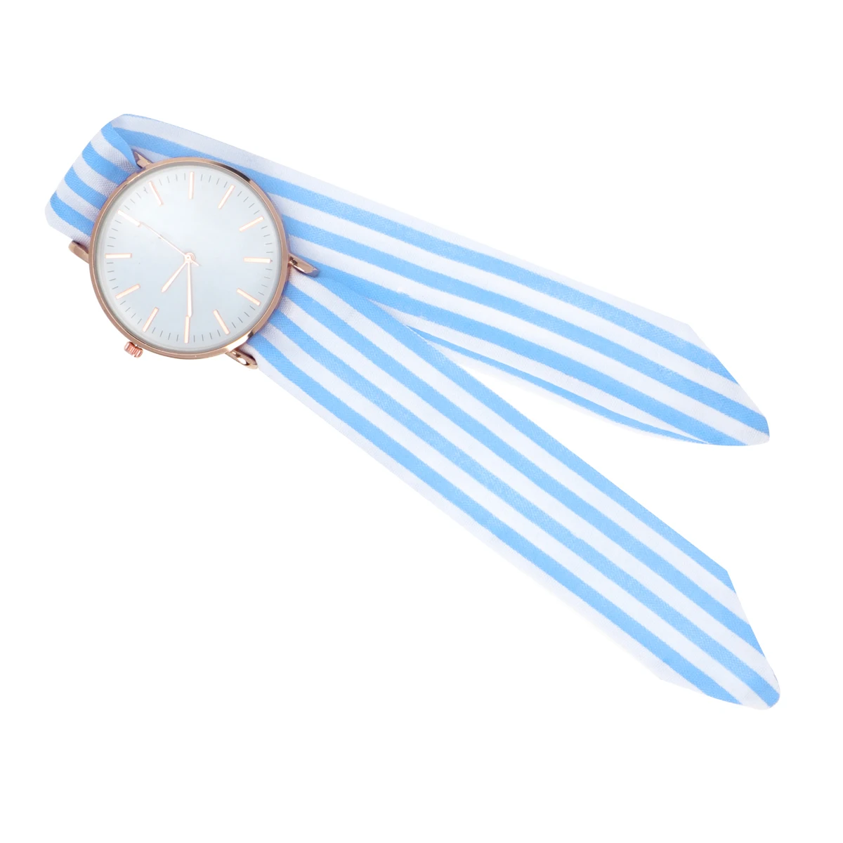 

Bow Watch Digital for Women Watches Vintage Wrist Decoration Stripe Bowknot Miss