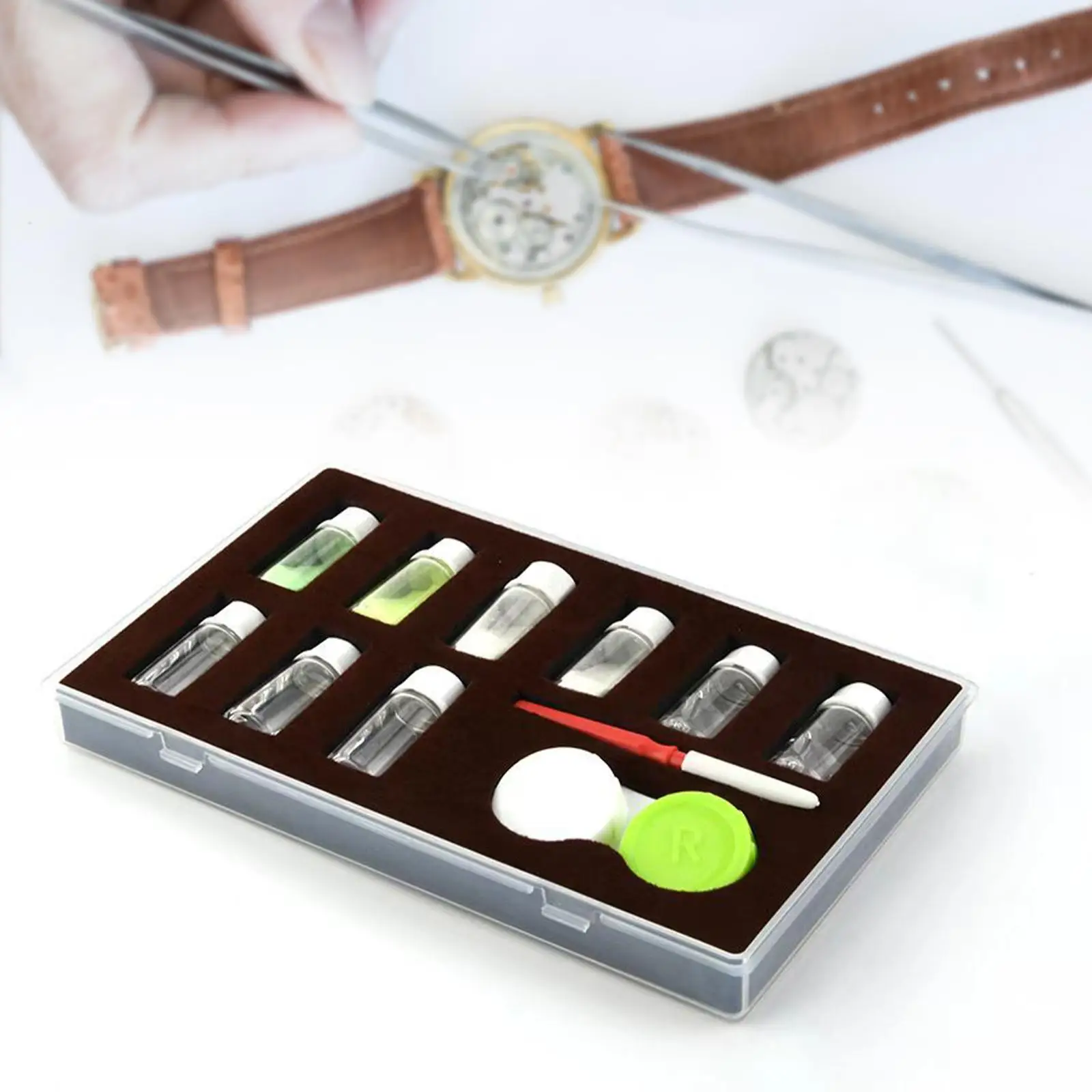 Watch Luminous Powder Parts Replacement Easy to Carry 4 Colors Watch Fluorescent