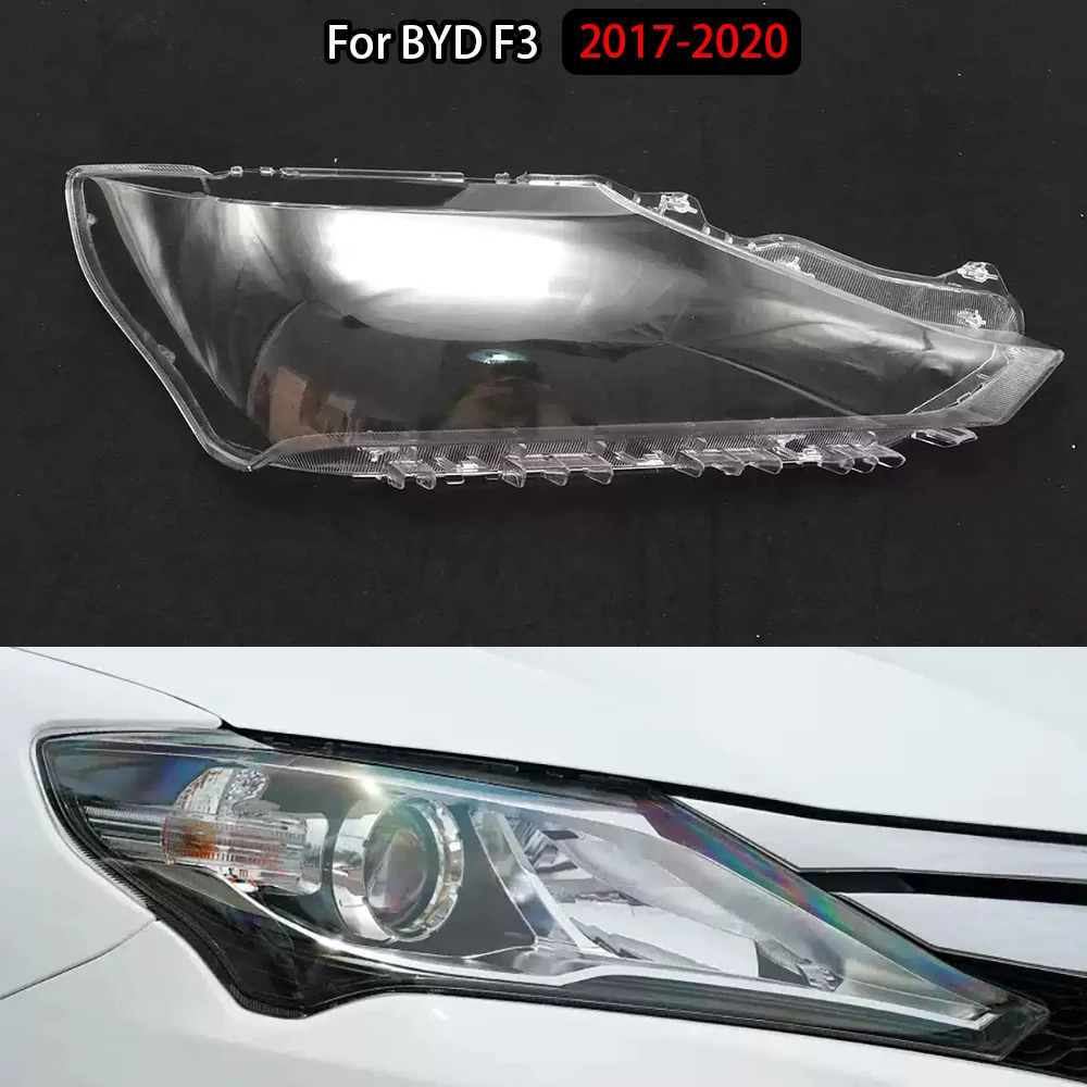 

For BYD F3 2017-2020 Car Front Headlight Cover Headlamp Lampshade Lampcover Head Lamp light Covers glass Lens Shell Caps