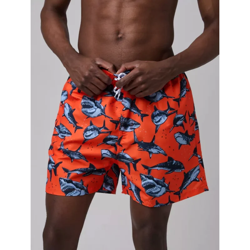 Fashion Simple Pattern Hawaiian Beach Shorts For Men Trend Summer Mens Kids 3D Printed Board Short Casual Oversized Swim Trunks