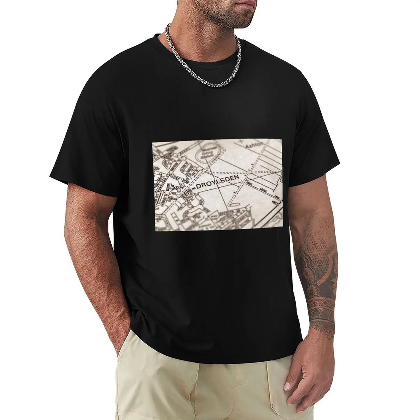 

Droylsden, Manchester T-Shirt oversized graphic tee Man t-shirt men clothes