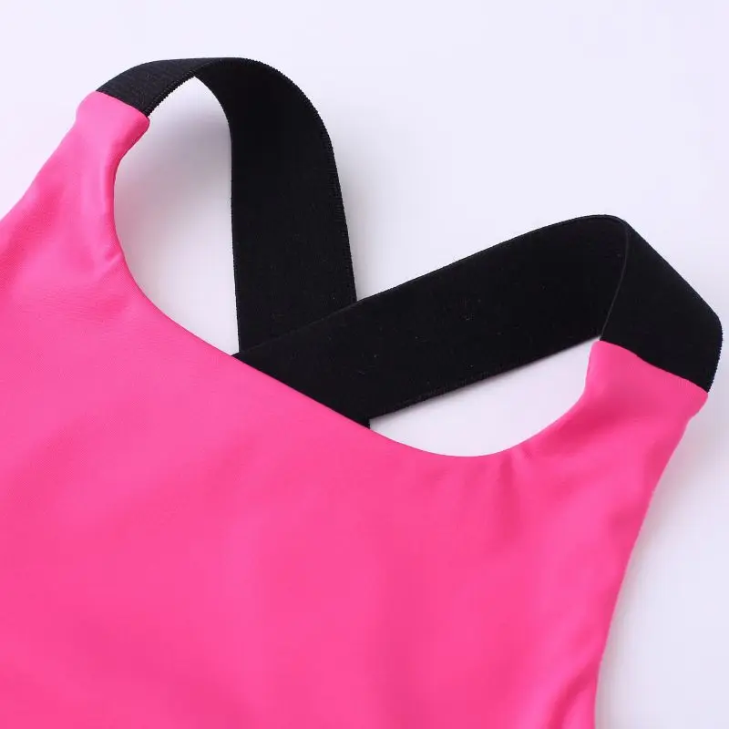 Kid Girls Bra Breathable Sports Training Bra Teenagers Kids Seamless Underwear Adjustable Child Bustier Vest