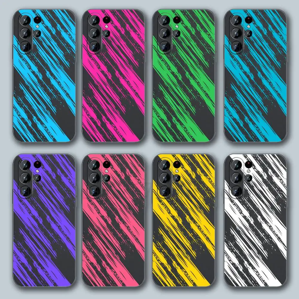 Minimal Abstract Art Phone Case For Samsung Galaxy S20 S30 S21 S22 S23 S24 S25 S26 Plus Ultra Cover TPU Shockproof Phone S U