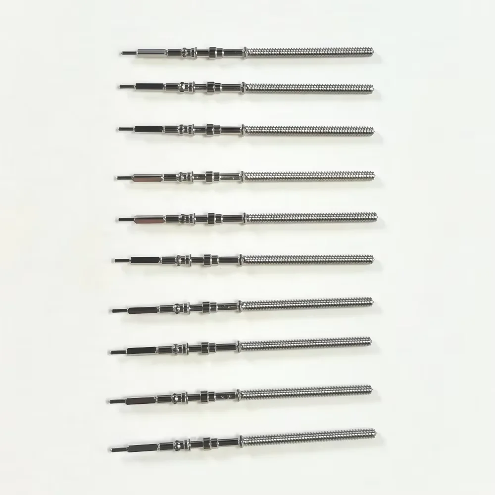 高品質スチール製腕時計ステム NH35ステム NH34ステム NH36ステム NH70ステム NH38ステム ムーブメントクラウンステム