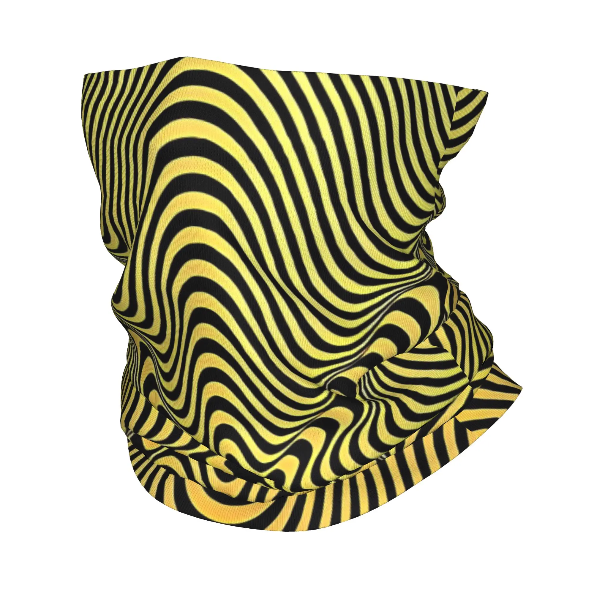 Swirl stripe color block print13 Bandana  Cover Club   Face Mask  Running  Adult Winter  Neckerchief