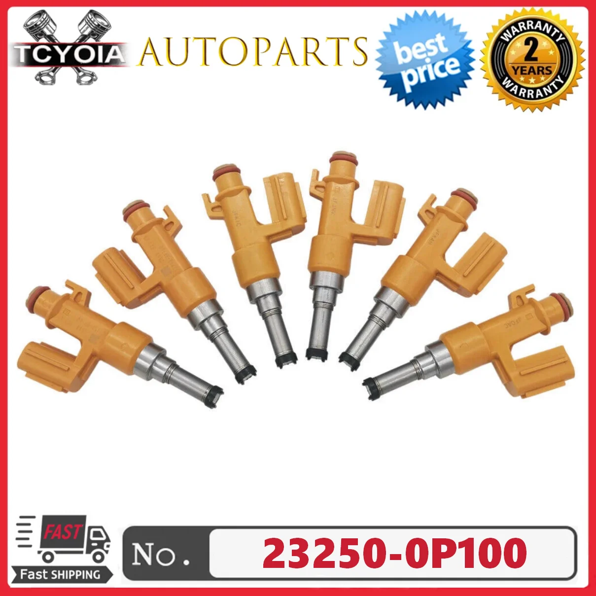 

6 шт./лот топливные форсунки 23250-0P100 23209-09330 2320939325 для Toyota Avalon Camry Highlander Sienna Tacoma Lexus