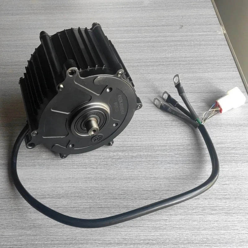 Motor de CC sin escobillas de 48V 500W con sistema IPM de accionamiento central para vehículos de entretenimiento en parques de atracciones, karts eléctricos y scooters.