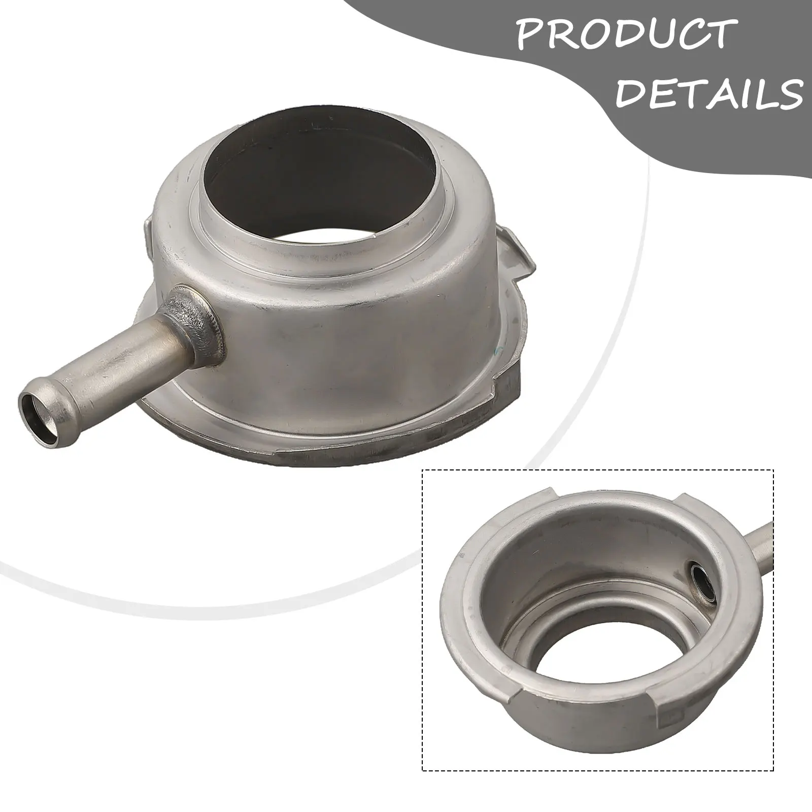 Radiator Filler Neck Stainless Steel 56mm OD with 13 lb Pressure Cap and Weld On Connection for Vehicle Cooling