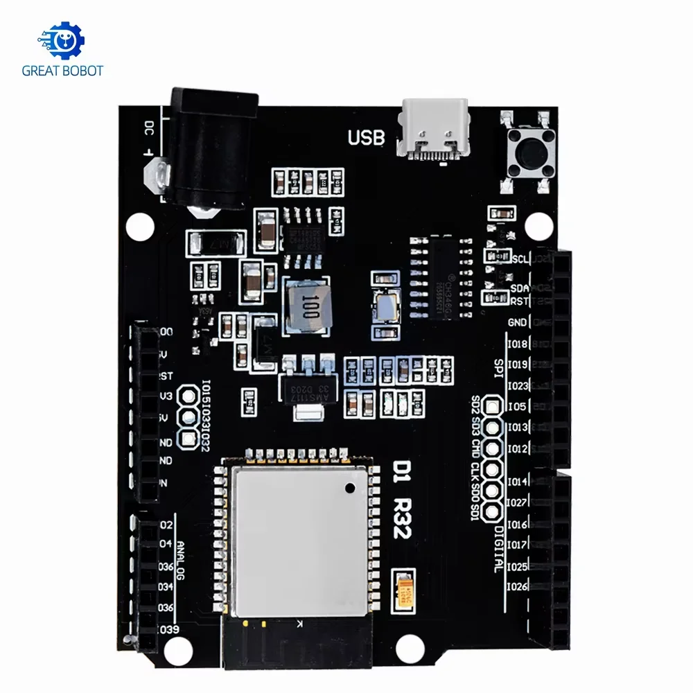for Wemos D1 R32 ESP32 Development Board - WiFi/Bluetooth 4MB Flash with CH340G for Arduino