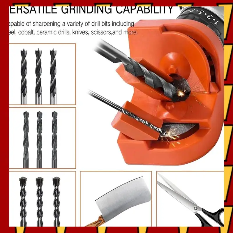

ABNP Drill Bit Sharpener - Electric Grinding Sharpener Tool For All Bits Including Twist Bits,Carbide,Knives And Scissors