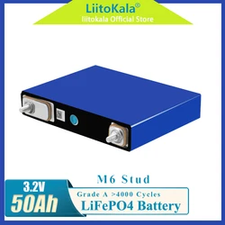 Authentic LiitoKala 3.2V 50ah lithium iron phosphate battery, single unit square aluminum shell battery