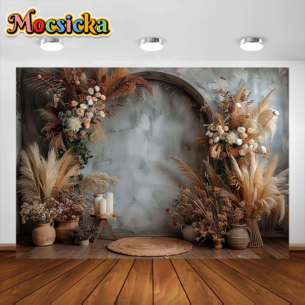 보호 스타일 사진 배경 레트로 꽃 창, 성인 생일 결혼식 출산 초상화 장식 배경, 사진 스튜디오