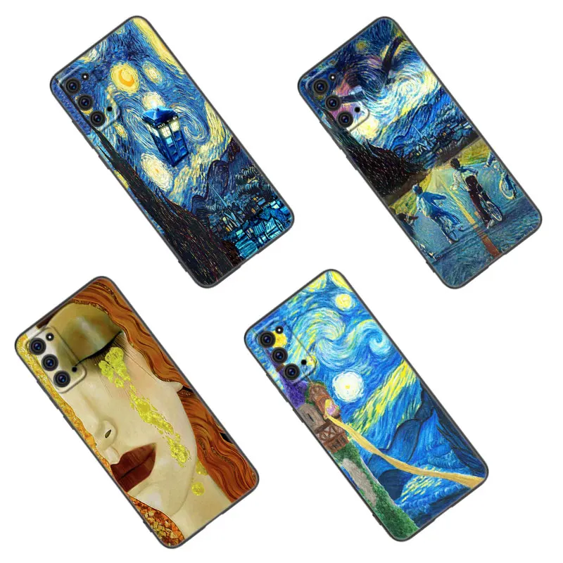 Starry Night Van Gogh Phone Case For Samsung M30 M31 S Note 10 20 M04 M13 M32 M14 M23 M33 M34 M42 M52 M53 M54 M11 M12 M21 M22M51