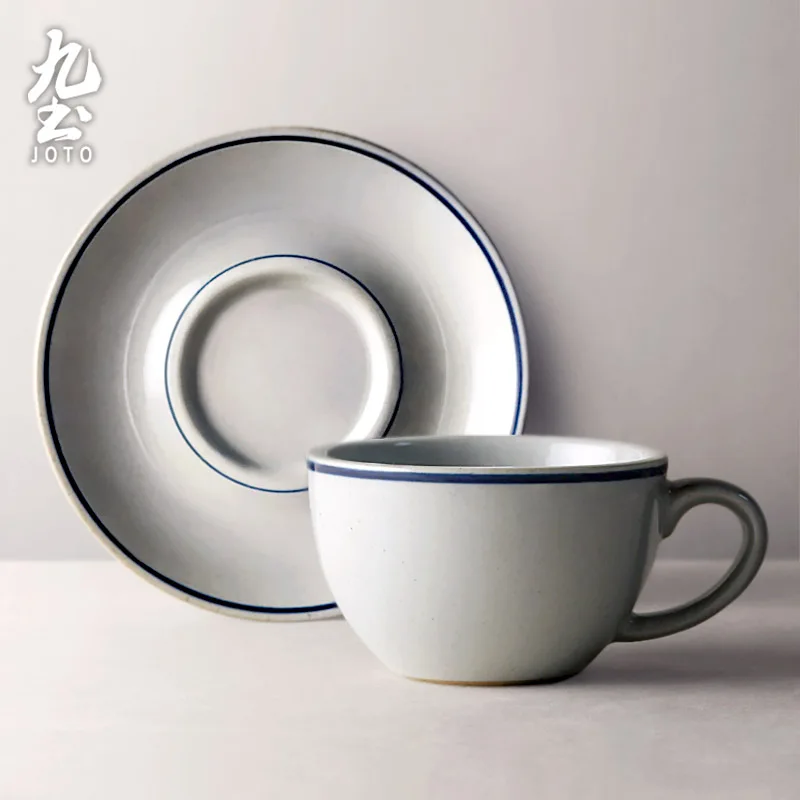 

JOTO Vintage Hand-painted Celadon Coffee Mug CFR0114