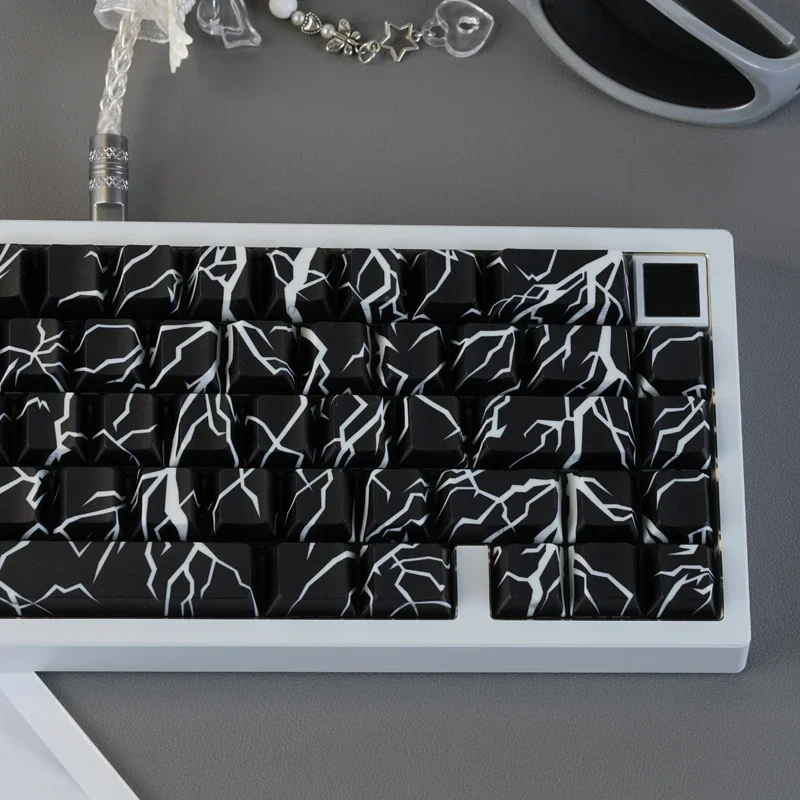 personalized keycaps Original height Side engraving Light transmission Thermal sublimation Adapted mechanical keyboard