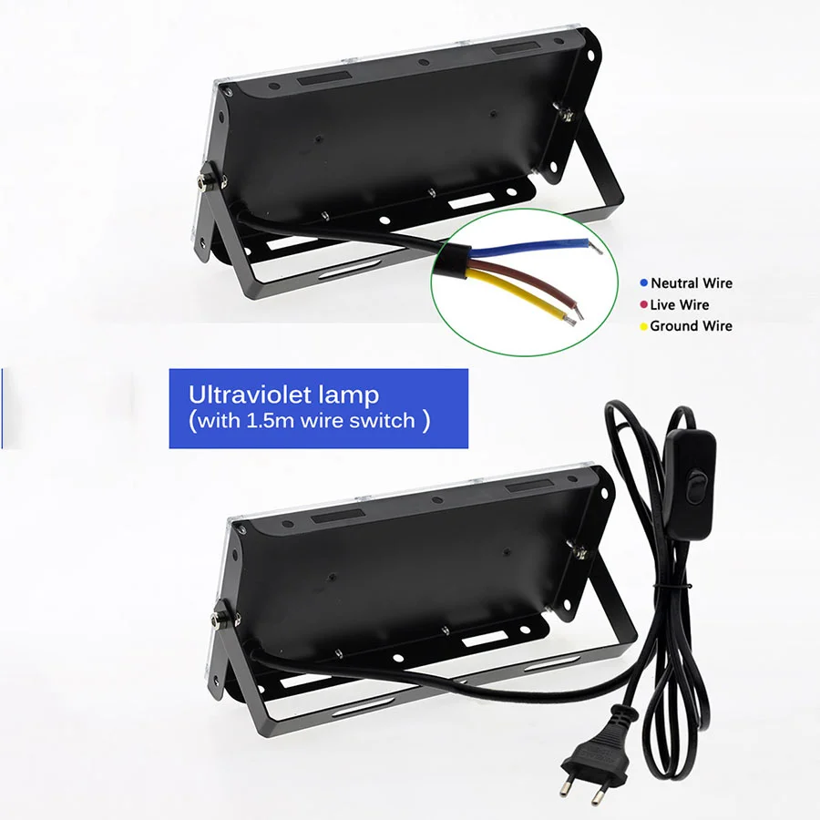 365nm/395nm 300W UV Curing Light UV Lamp For 3D Printer Solidify Photosensitive Shadowless Glue Circuit Board UV Glue Curing