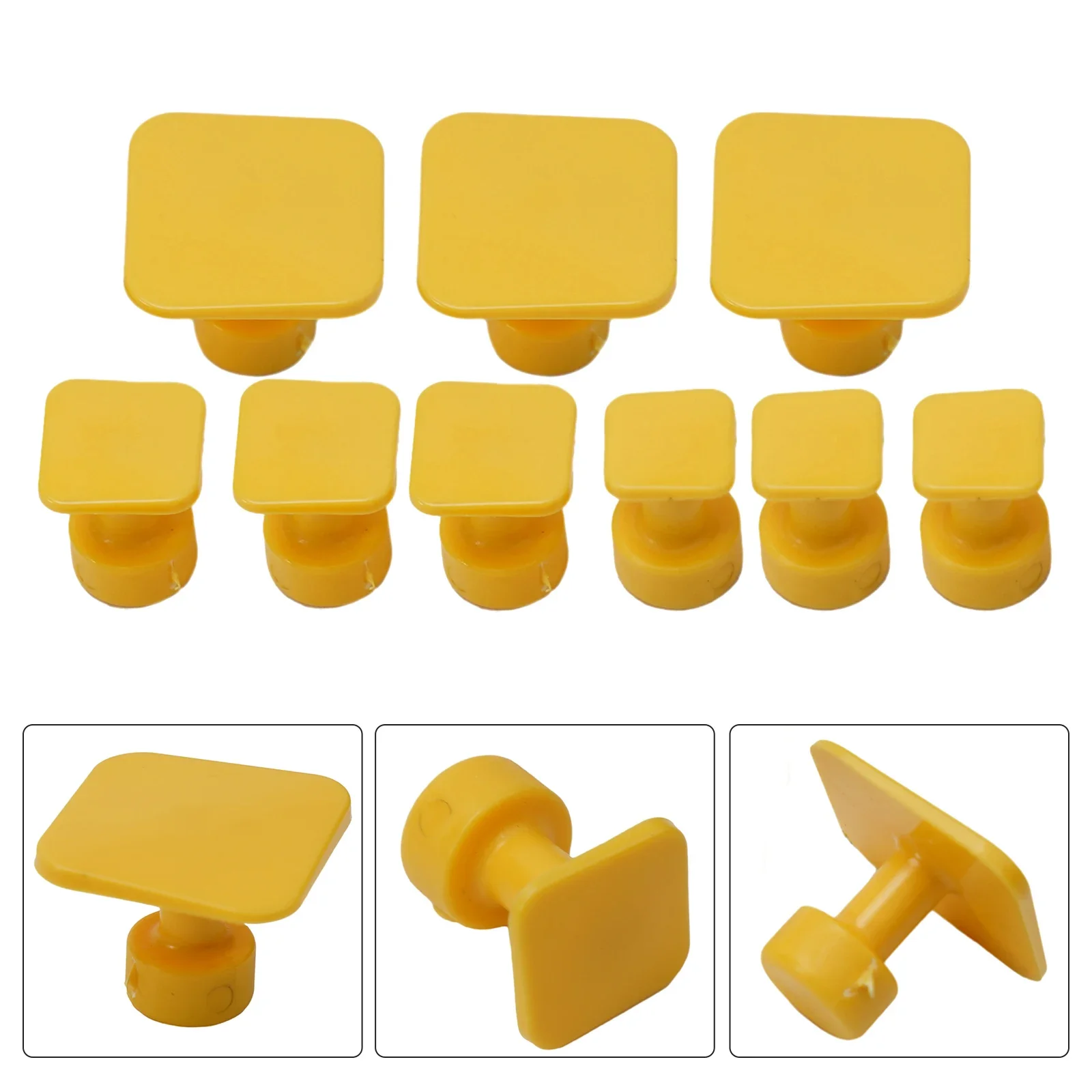 

New Practical Repairing Car Body Glue Tabs Dent Removal Tools Yellow Dent Repair Kits High Quality Pulling Tabs