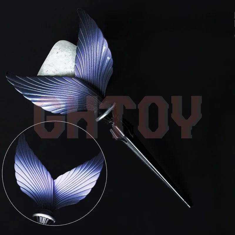 

18cm/7.09in Love and Deep Spaces Qi Yu Fish Tail Dart COS Prop Model Pendant Fish Tail Anime Peripheral Ornaments Collection Toy