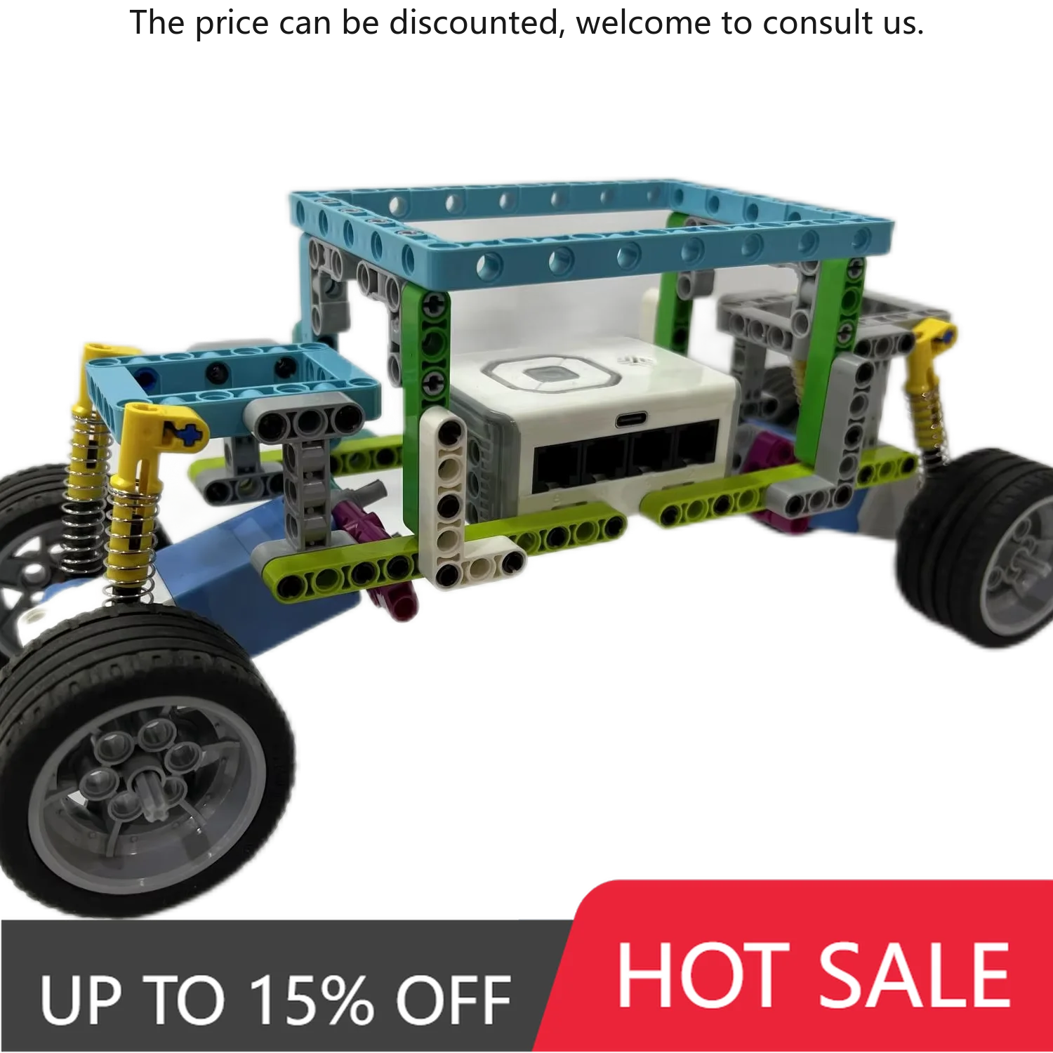 

ICBricks-2.0 Core Set Education Edition Wedo2.0 EV37 Makerzoid 1:8 Scale PE Plastic Model Kit Ai Toy For Educational Equipment
