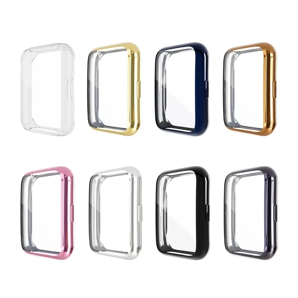 TPU Screen Protector Smartwatch Shockproof Full Protective Case Clear Translucency Full Coverage for Huawei Watch Fit 2