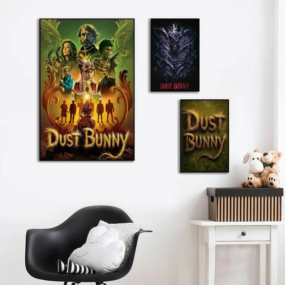 Película D-Dust Bunny Pósters temáticos exquisitos y elegantes, adecuados para decorar salas de estar y cafeterías.