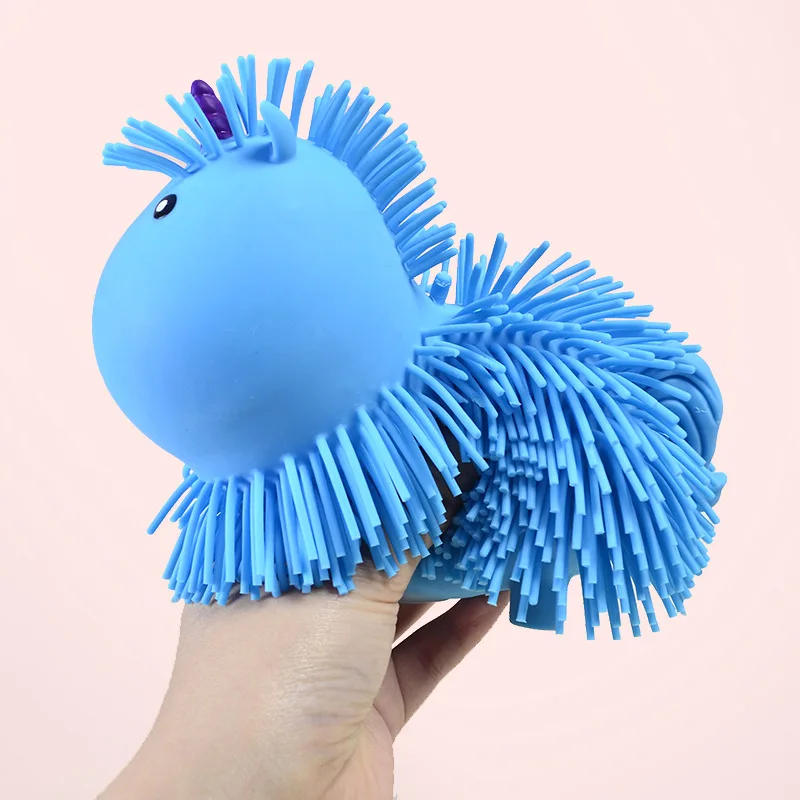 الإجهاد المخلص ضغط لعبة طويلة الشعر يونيكورن الإبداعية تململ لعبة للكبار مكتب منزلي ديكور مكتب الكرتون لطيف متعة الهدايا #4