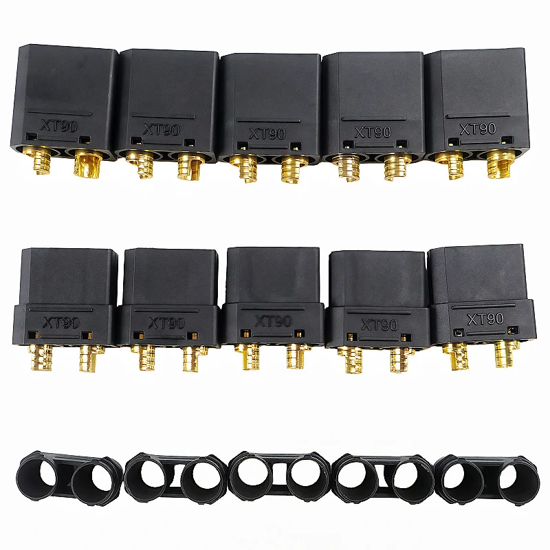 10PCS XT90 Connector5 Pairs XT90  Male Female Motor Adapter for Battery ESC and Charger Lead for RC Car Truck