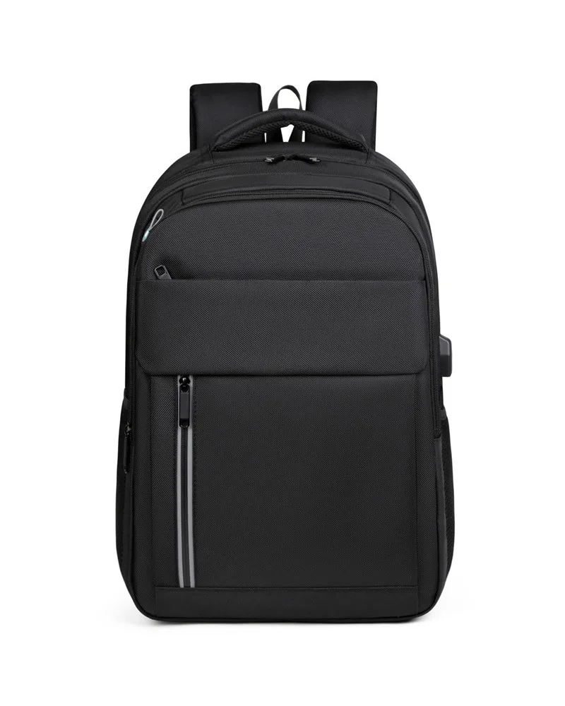

Backpack Men's Large Capacity with Reflective Strip Design Computer Backpack Multifunctional Short-haul Backpack