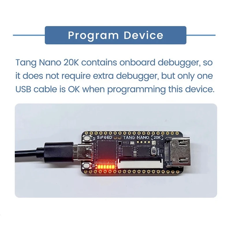 Tang Nano 20K FPGA RISCV Linux Development Board Retro Game Kits RISCV Linux Retro Game Player