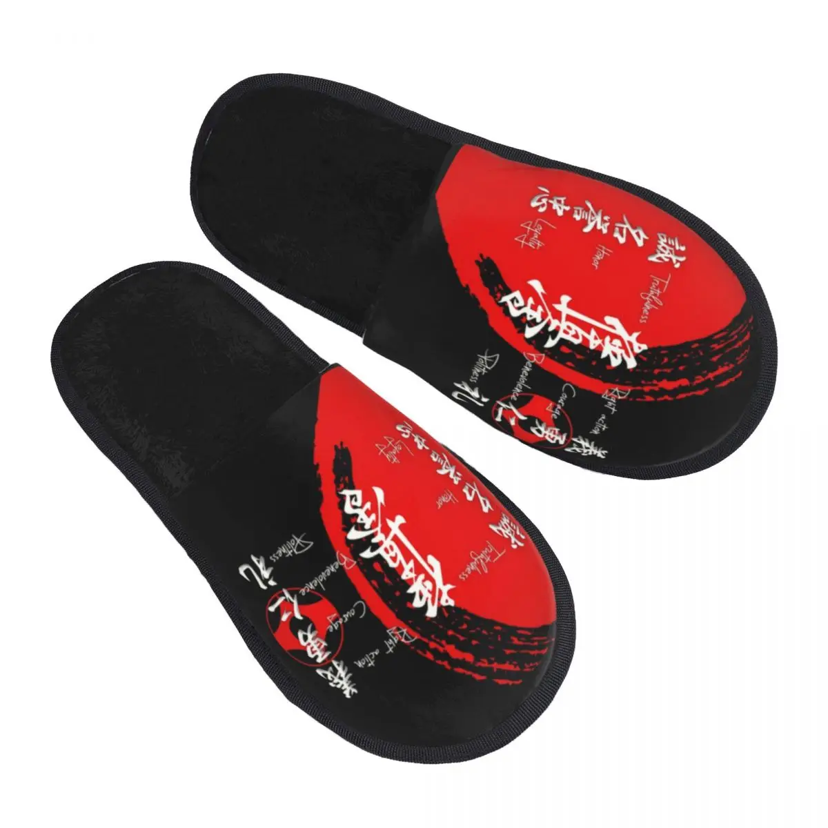 Custom Kyokushin Karate Bushido Values House Slippers Soft Warm Martial Arts Memory Foam Fluffy Slipper Indoor Outdoor Shoes