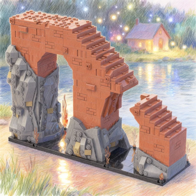 

872pcs MOC LotR Mines Of Moria Hobbit Lord Rings The Model Building Blocks DIY Gift Creative Collectible Display Decor Premium