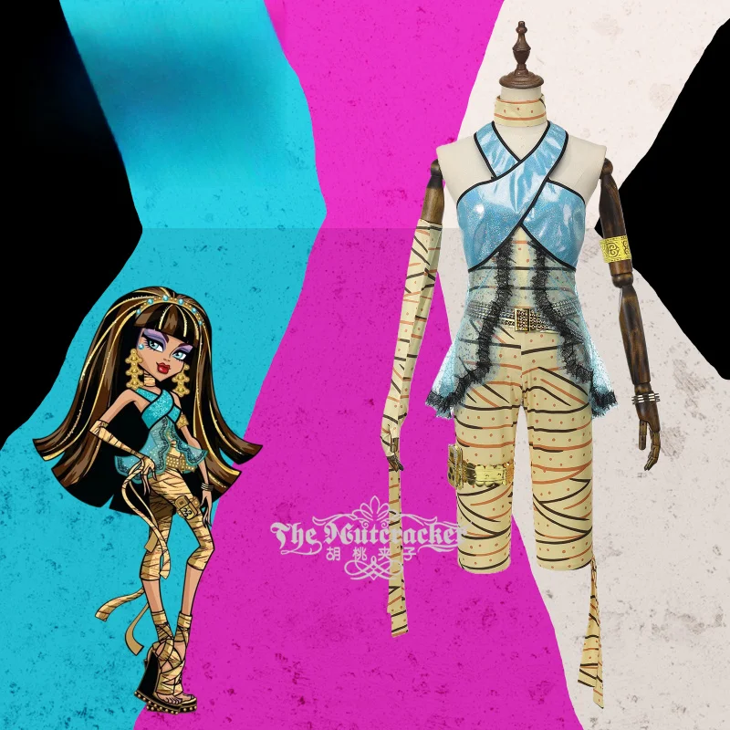 كليو دي نايل كليو تأثيري حلي أنيمي عالية المرأة رجل مثير أعلى السراويل قفازات مجموعة حزام هالوين عيد الميلاد موحدة جديدة XS-XXXL